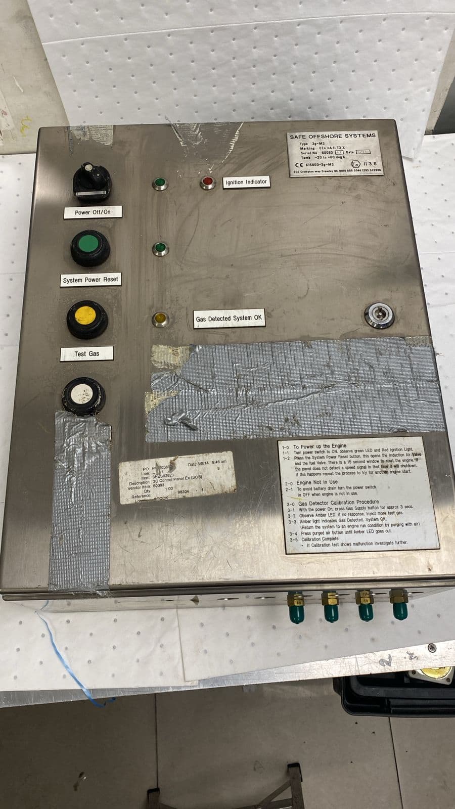 EX(SOS) Control Panel 3G, MPN 60093